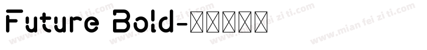 Future Bold字体转换